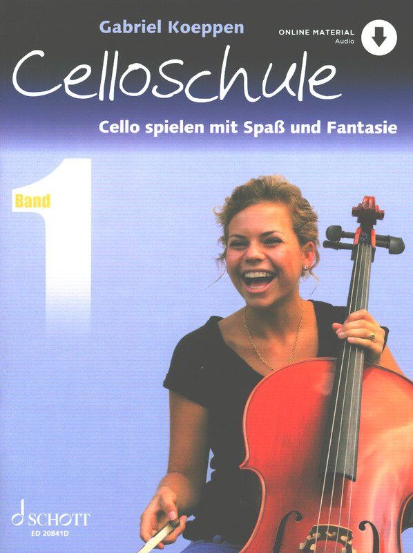Koeppen - Celloschule Vol 1: Cello Spielen, Spaß und Fantasie, Schott Music, 80 Pages, Includes CD