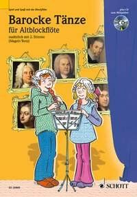 Baroque Dances for 2 Treble Recorders BK/CD
