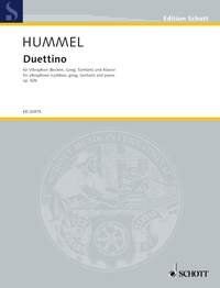 Hummel - Duettino Op. 82B for Vibraphone/Piano, 28 Pages, Schott Music