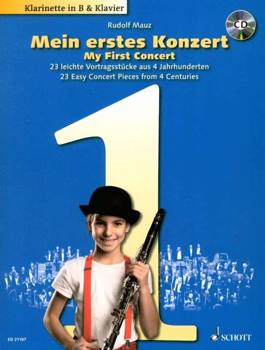 My First Concert — Clarinet Book & CD (Schott Music)