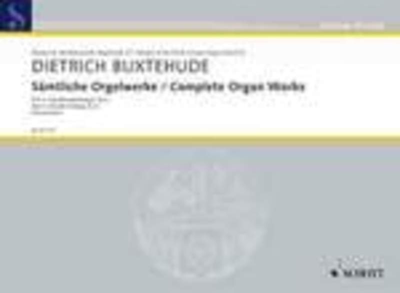 Organ Works Book 3 Buxwv 177 - 202 Urtext Book
