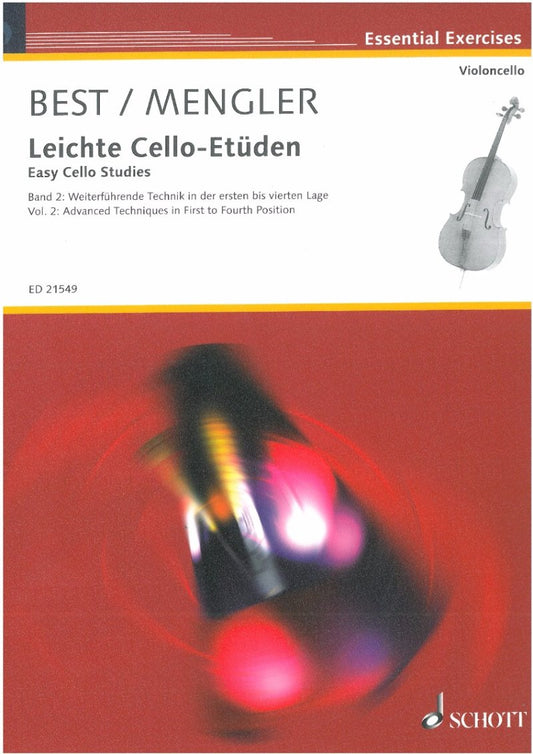 Easy Cello Studies, Vol. 2 — ed. Best & Mengler (Schott Music)