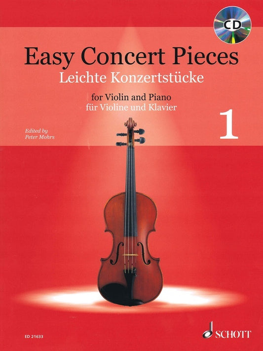 Easy Concert Pieces Vol 1 Violin/Piano Softcover Book/CD