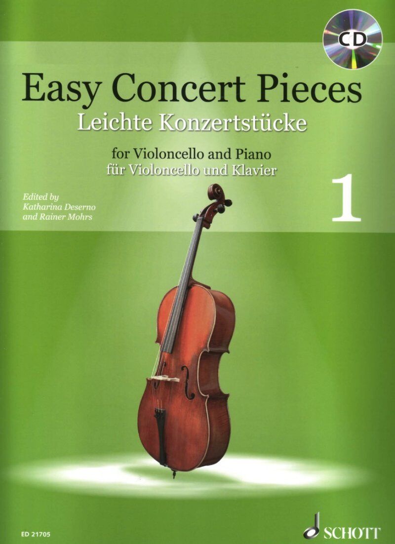 Easy Concert Pieces Vol 1 for Cello and Piano with CD