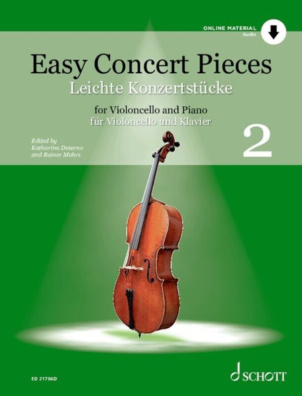 Easy Concert Pieces Vol 2 for Cello and Piano