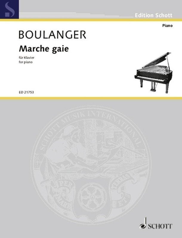 Boulanger: Marche Gaie arr. Caroline Potter — Piano (Schott Music)