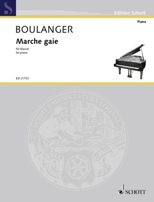 Boulanger: Marche Gaie arr. Caroline Potter — Piano (Schott Music)