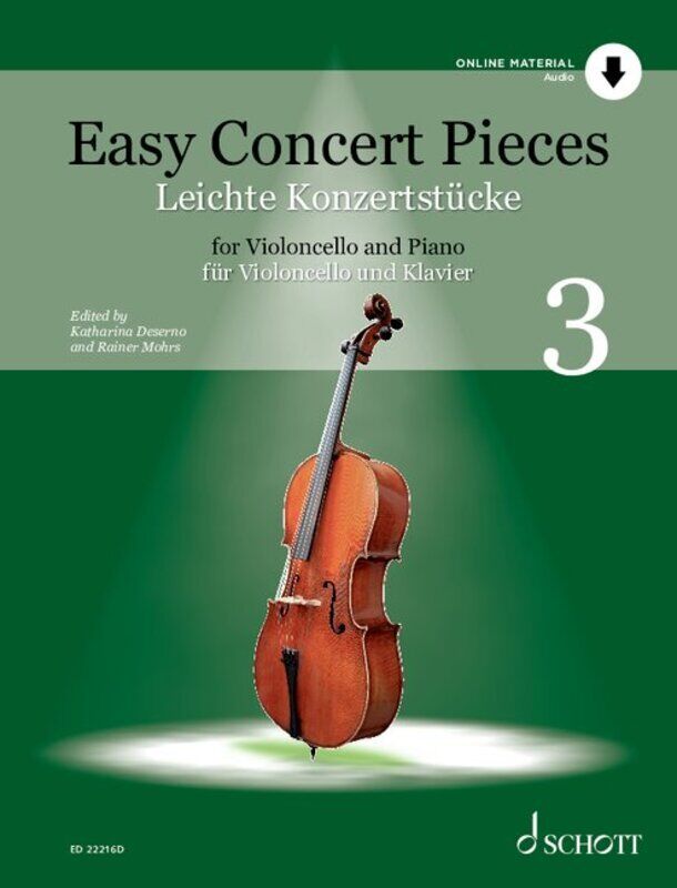 Easy Concert Pieces Vol 3 for Cello and Piano