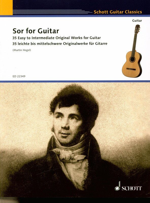 Sor for Guitar: 35 Easy to Intermediate Works by Fernando Sor, 36 Pages, Schott Music