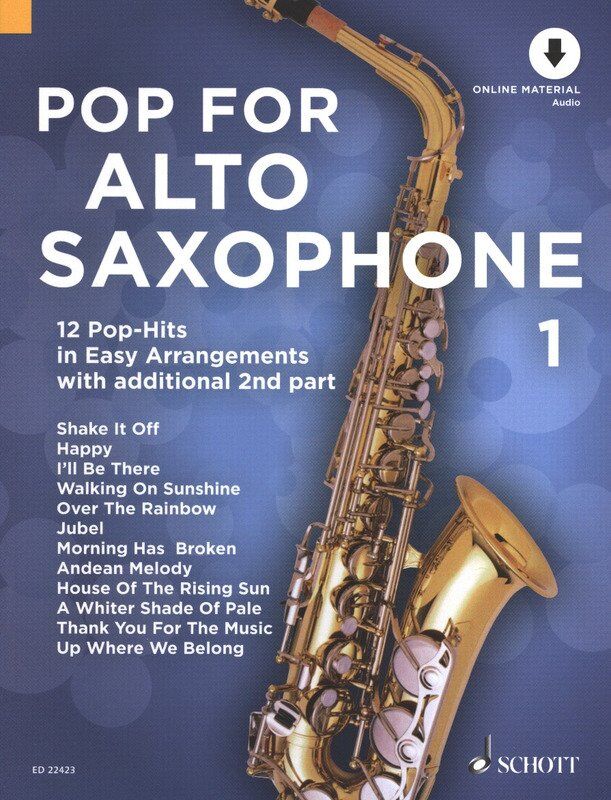 Pop for Alto Saxophone Vol 112BK/OLA - Easy Arrangements for Alto Saxophone