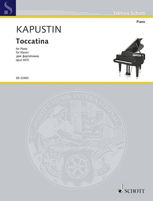 Kapustin: Toccatina, Op. 40 No. 3 — Piano (Schott Music)