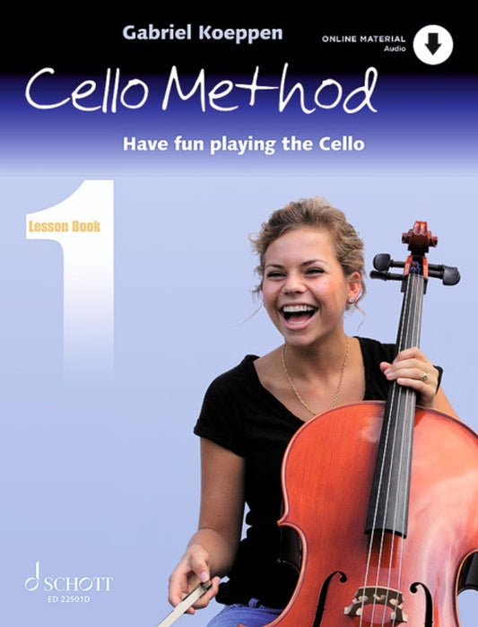 Koeppen - Cello Method Lesson Bk 1 Bk/Ola Sftcvr/Online Audio (Cello)
