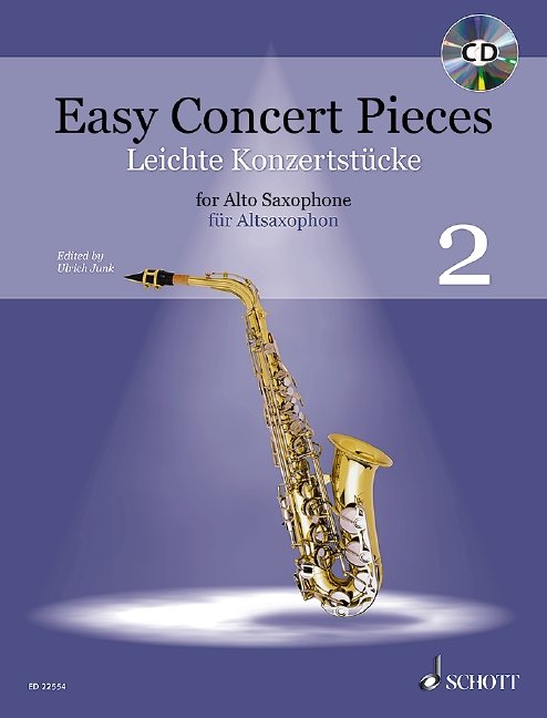 Easy Concert Pieces for Alto Saxophone, Vol. 2 — Book & CD (Schott Music)