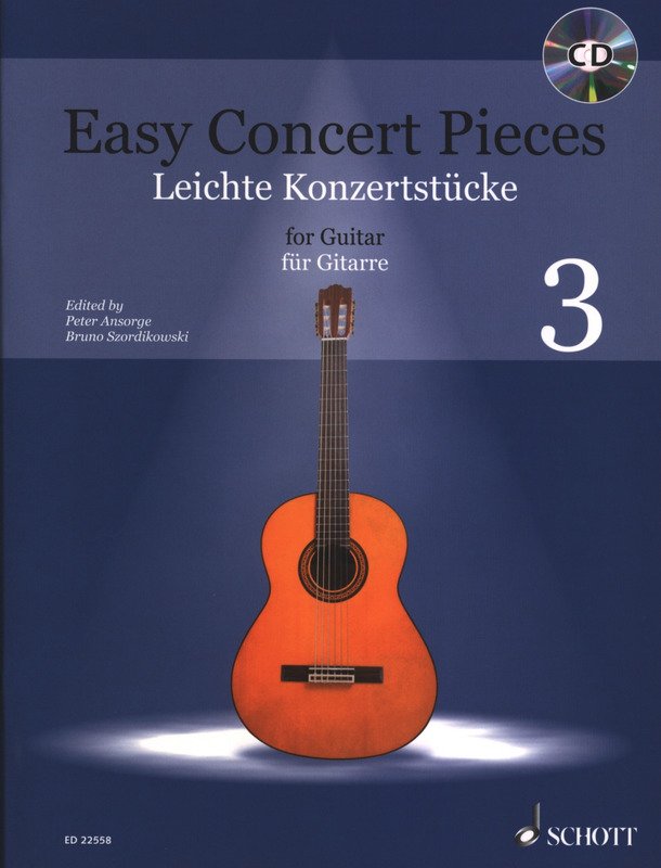 Easy Concert Pieces, Book 3 — Guitar (Schott Music)