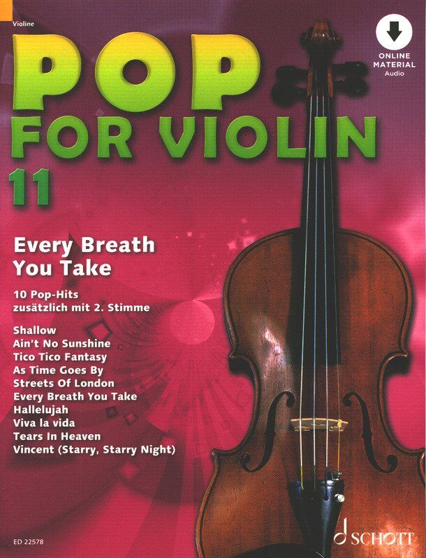 Pop for Violin Volume 11: Every Breath You Take - Easy Arrangements for 1-2 Players