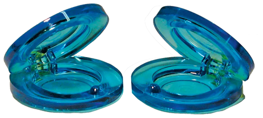 CPK ED225BL Finger Castanets Transparent Blue