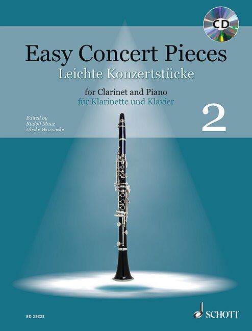 Easy Concert Pieces Vol 2 for Clarinet and Piano with BK/CD