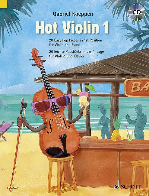 Gabriel Koeppen: Hot Violin 1 — Book & CD (Schott Music)