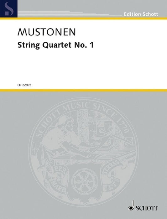 Mustonen - String Quartet No 1 Score/Parts Book
