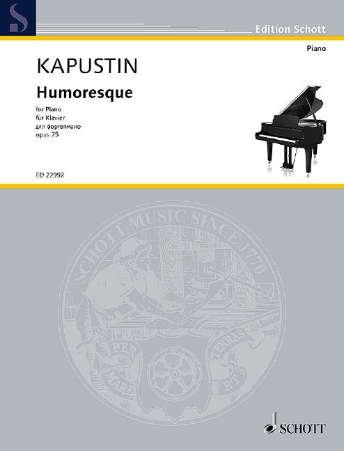 Nikolai Kapustin: Humoresque, Op. 75 — Piano Solo (Schott Music)