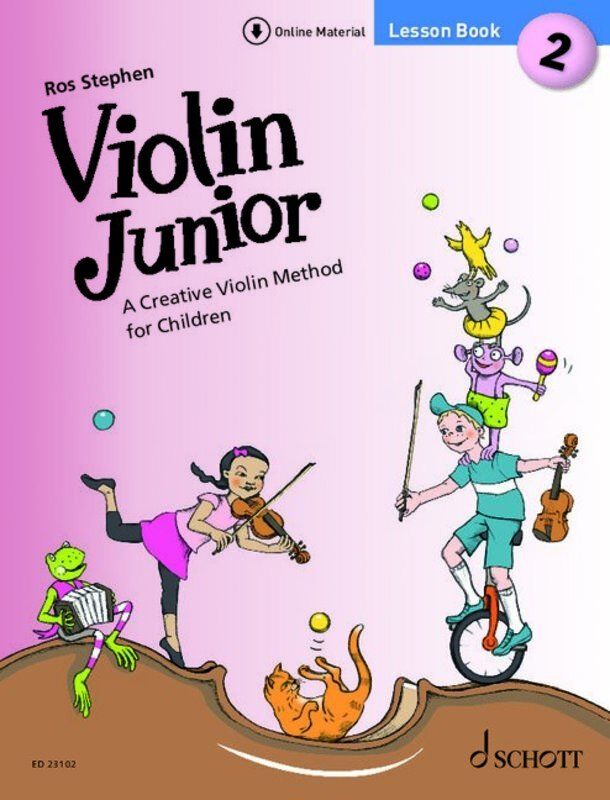 Violin Junior Lesson Book 2 by Ros Stephen, Schott Music, 84 Pages, Violin Series