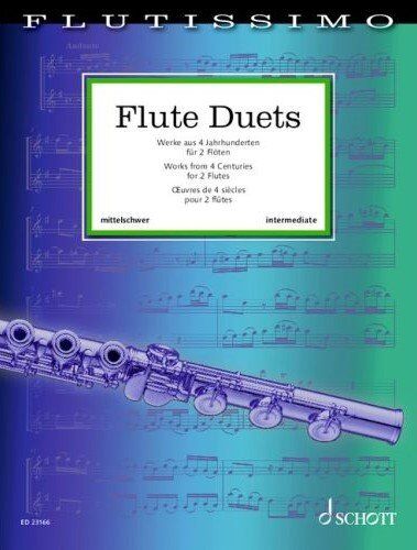 Flutissimo - Flute Duets Collection from 4 Centuries for 2 Flutes, 144 Pages, Publisher: Schott Music