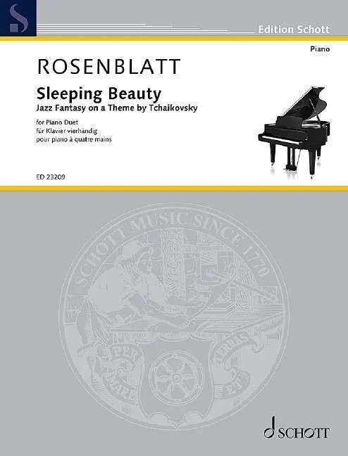 Rosenblatt Sleeping Beauty Jazz Fantasy Piano Duet by Schott Music, 32 Pages