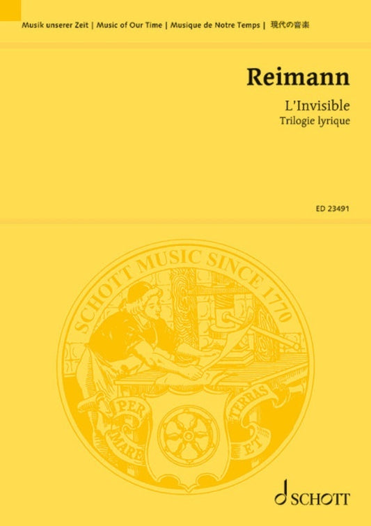Reimann - L'Invisible Study Score Score