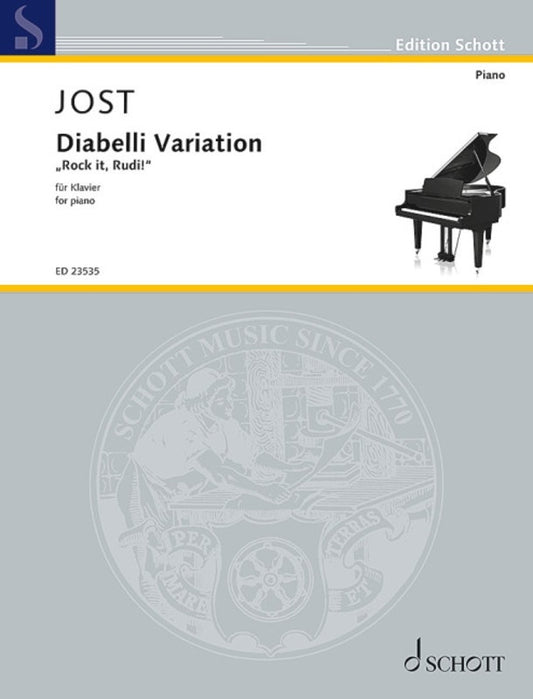 Jost - Diabelli Variation Rock It Rudi! For Piano Softcover Book (Piano)