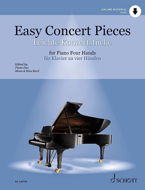 Easy Concert Pieces for Piano Duet Book by Schott Music