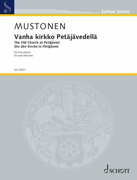 Mustonen - The Old Church at Petajavesi for 2 Pianos