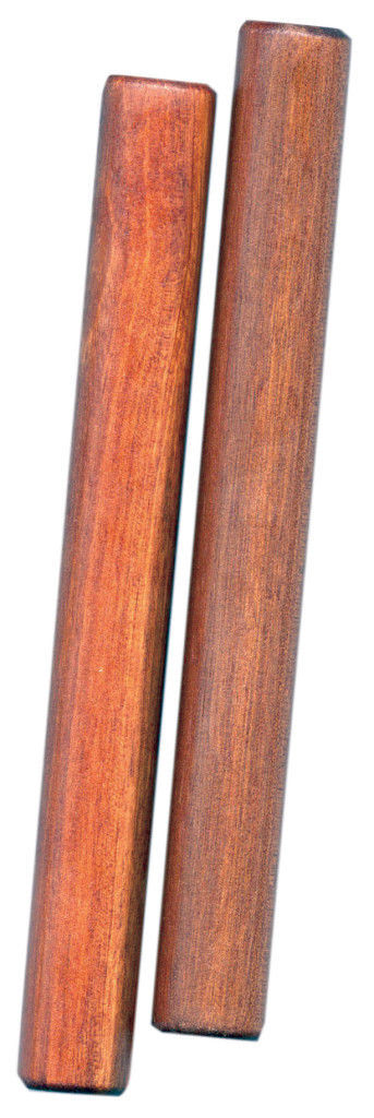 CPK PERCUSSION - Hardwood 8" Claves Educational, Pair, Polished Finish