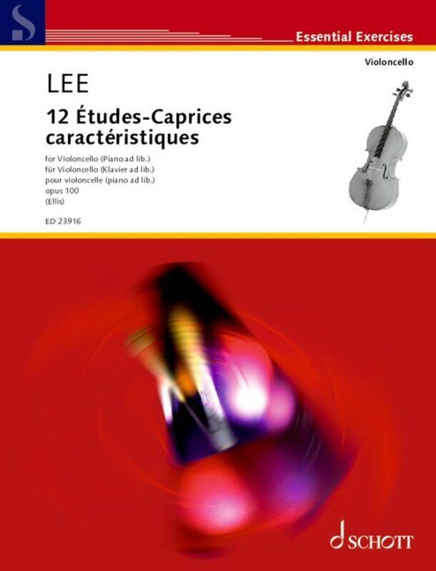 12 Etudes Caprices Caracteristiques Op. 100 for Cello by Sebastian Lee