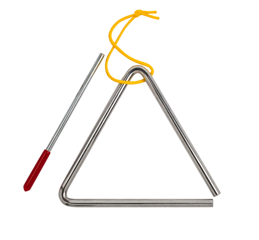 Powerbeat 6 Inch Triangle with Beater and Holder, Model ED252