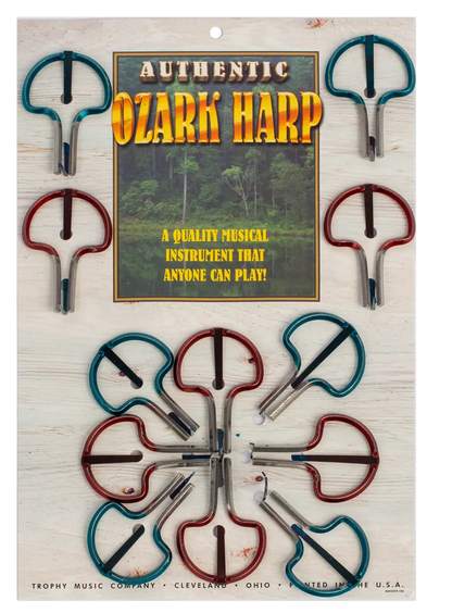 Ozark ED348 2 1/4 Inch Jaw Harp with Lacquered Steel Frame and Swedish Steel Tongue — view 2