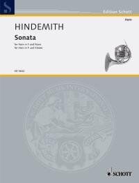 Hindemith - Sonata C (1939) for French Horn and Piano, Schott Music, 40 Pages