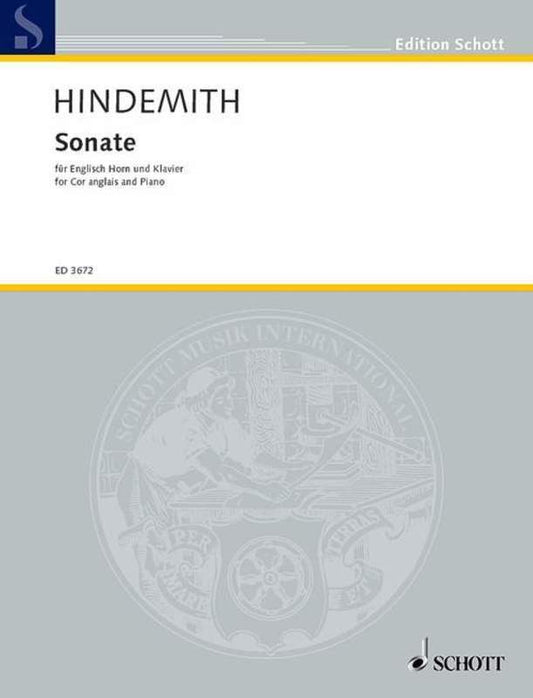 Hindemith - Sonata Cor Anglais/Piano (Softcover Book)