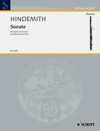 Hindemith Sonata for Bassoon and Piano 1938, Edition Schott, 20 Pages
