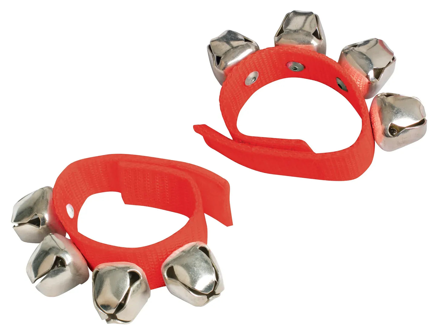 DXP Wrist Bells Red - 4 Bells on Velcro Strap