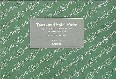 Tanz und Spielstücke for Violin/Piano by Schott Music, 36 Pages