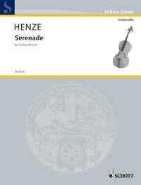 Henze - Serenade for Solo Cello, Schott Music, 8 Pages