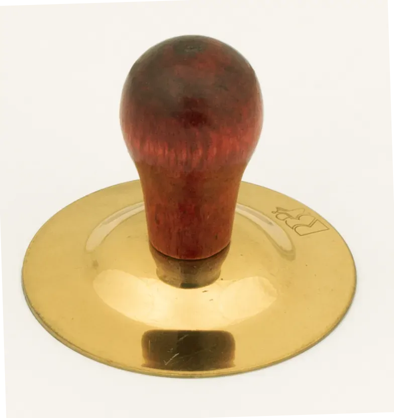 AMS 02 Inch Brass Finger Cymbals with Wooden Knobs - ED461 Series