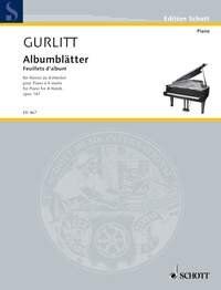 Gurlitt - Album Leaves Op. 147 for Piano Duet, 64 Pages, Schott Music