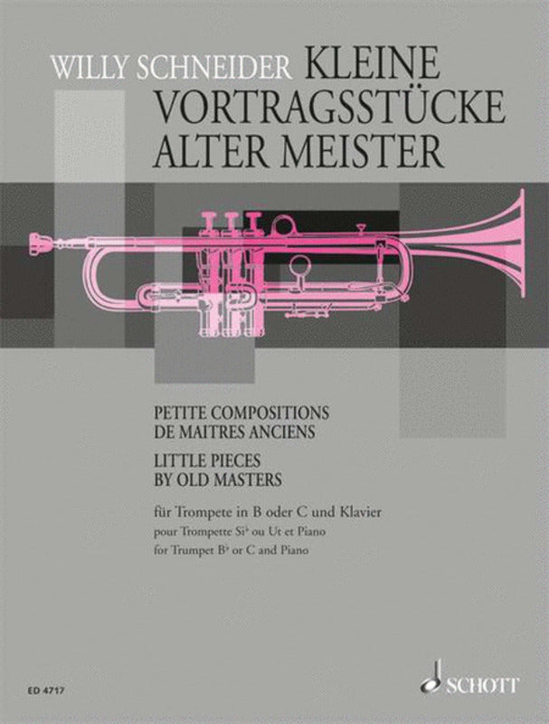 Little Pieces By Old Masters Trumpet/Piano Book