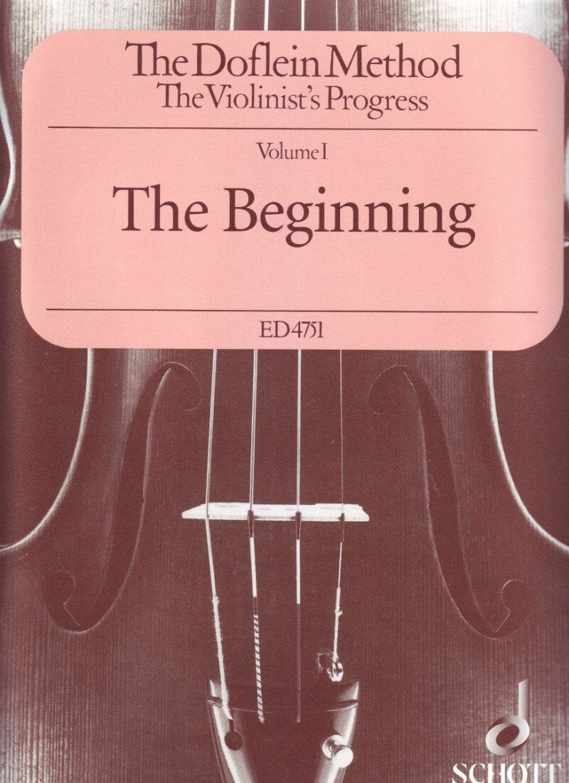 Doflein Method Vol 1: Beginning Violin by Schott Music, 68 Pages