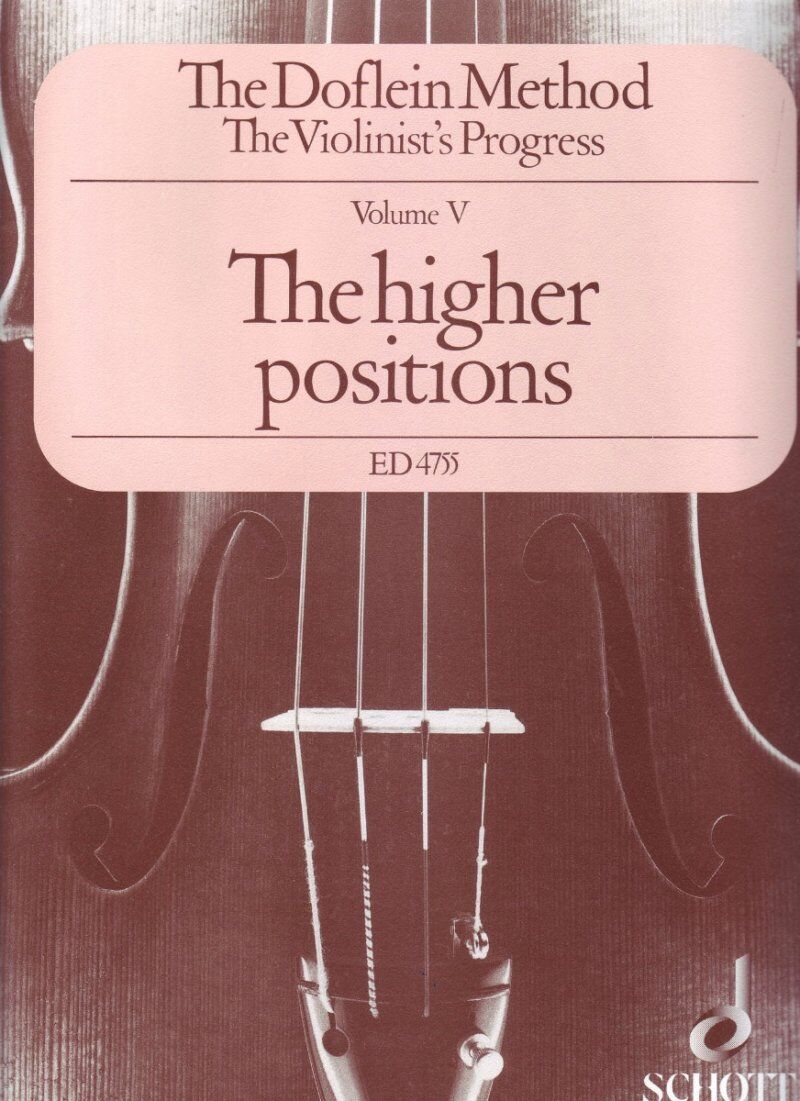 Doflein Method Vol 5 Higher Positions for Violin by Schott Music, 64 Pages