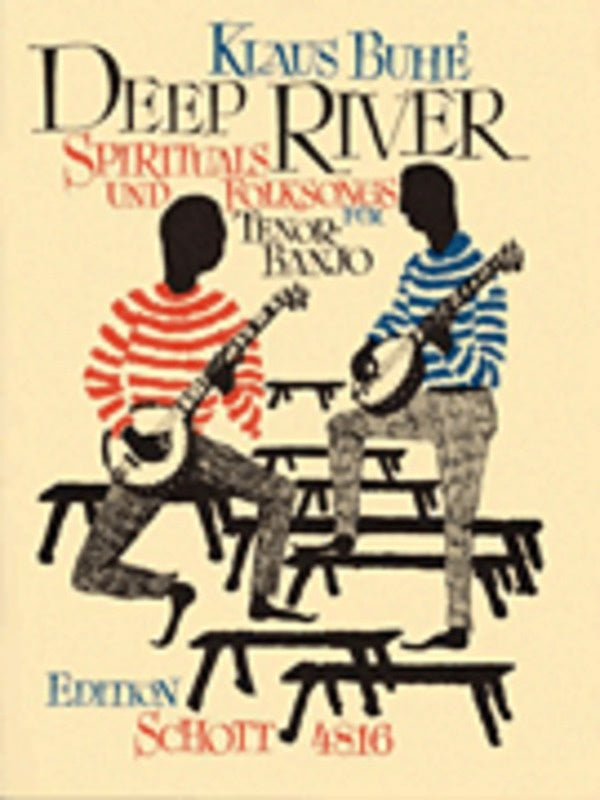 Deep River Spirituals And Folksongs Ten Banjo Book