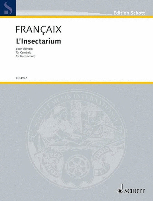 Linsectarium For Harpsichord Book