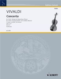 Vivaldi - Concerto G Minor Op. 12/1 RV 317 String Orchestra Full Score