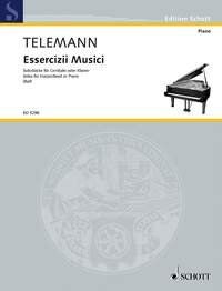 Telemann - Essercizii Musici Solos for Harpsichord or Piano, 24 Pages, Schott Music